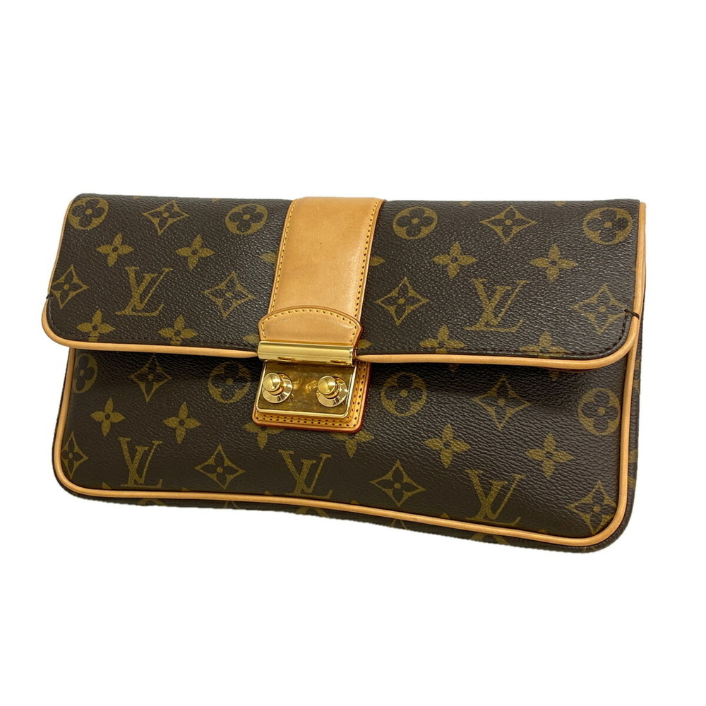 Louis Vuitton Monogram Clutch Bag M42427 Brown (Men's/Women's) OP016039
